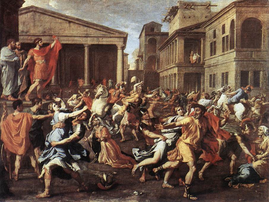 The Rape of the Sabine Women af